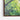 Spring's Embrace in Vivid Green Framed Canvas (Walnut) / 10 x 8