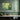 Spring's Embrace in Vivid Green Framed Canvas (Walnut) / 20 x 16