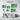 Whispering Greens: An Impressionist Journey Framed Canvas (Black) / 48 x 32