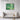 Whispering Greens: An Impressionist Journey Framed Canvas (Black) / 32 x 24