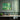 Whispering Greens: An Impressionist Journey Framed Canvas (Walnut) / 20 x 16