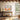 Symphony of Modern Geometric Bottles Framed Canvas (Walnut) / 40 x 30