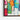 Dancing Colors of Abstract Bottles Framed Canvas (Walnut) / 16 x 20