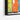Vibrant Melody of Colors Bottled Framed Canvas (Black) / 32 x 24