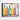 Vibrant Melody of Colors Bottled Framed Canvas (Walnut) / 40 x 30