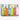 Vibrant Melody of Colors Bottled Canvas Wrap / 48 x 32