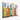 Vibrant Melody of Colors Bottled Canvas Wrap / 24 x 18