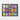 Colorful Jars Abstract Canvas Collection Framed Canvas (Black) / 24 x 18