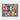Colorful Symphony of Geometric Bottles Framed Canvas (Black) / 14 x 11