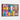 Colorful Symphony of Geometric Bottles Framed Canvas (Walnut) / 48 x 32