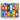 Colorful Symphony of Geometric Bottles Canvas Wrap / 14 x 11
