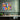 Colorful Symphony of Geometric Bottles Canvas Wrap / 20 x 16