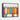 Colorful Spectrum of Spice Jars Framed Canvas (Black) / 10 x 8