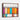 Colorful Spectrum of Spice Jars Framed Canvas (Walnut) / 14 x 11