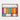 Colorful Spectrum of Spice Jars Framed Canvas (Walnut) / 14 x 11