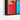 Vibrant Geometry: Modern Color Blocks Framed Canvas (Black) / 24 x 32