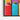 Vibrant Geometry: Modern Color Blocks Framed Canvas (Black) / 24 x 32