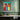 Vibrant Geometry: Modern Color Blocks Framed Canvas (Black) / 11 x 14