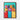 Vibrant Geometry: Modern Color Blocks Framed Canvas (Walnut) / 18 x 24