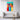 Vibrant Geometry: Modern Color Blocks Canvas Wrap / 32 x 48
