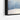 Winter's Whisper: Silent Blue Serenity Framed Canvas (Black) / 48 x 32