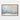Winter's Whisper: Silent Blue Serenity Framed Canvas (Walnut) / 30 x 20