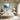 Ethereal Blue Tree Dreamscape Art Framed Canvas (Black) / 20 x 16