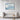 Winter's Whisper: An Icy Brushstroke Framed Canvas (Black) / 30 x 20
