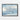 Winter's Whisper: An Icy Brushstroke Framed Canvas (Black) / 24 x 18