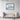 Winter's Whisper: An Icy Brushstroke Framed Canvas (Black) / 32 x 24