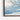 Winter's Whisper: An Icy Brushstroke Framed Canvas (Walnut) / 48 x 32