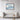 Winter's Whisper: An Icy Brushstroke Framed Canvas (Walnut) / 48 x 32