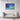 Starlit Midnight Ocean Waves Framed Canvas (Black) / 30 x 20