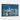 Moonlit Metropolis Blue Reflections Framed Canvas (Black) / 48 x 32