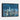 Moonlit Metropolis Blue Reflections Framed Canvas (Black) / 32 x 24