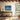 Moonlit Metropolis Blue Reflections Framed Canvas (Black) / 40 x 30