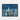 Moonlit Metropolis Blue Reflections Framed Canvas (Black) / 14 x 11