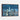 Moonlit Metropolis Blue Reflections Framed Canvas (Walnut) / 48 x 32