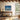 Moonlit Metropolis Blue Reflections Framed Canvas (Walnut) / 40 x 30