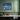 Moonlit Metropolis Blue Reflections Framed Canvas (Walnut) / 20 x 16