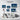 Moonlit Metropolis Blue Reflections Canvas Wrap / 30 x 20