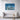 Moonlit Metropolis Blue Reflections Canvas Wrap / 30 x 20