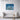 Moonlit Metropolis Blue Reflections Canvas Wrap / 32 x 24