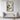 Whimsical Gaze of a Paper Mosaic Cat Framed Canvas (Black) / 20 x 30