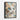 Whimsical Gaze of a Paper Mosaic Cat Framed Canvas (Black) / 30 x 40