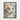 Whimsical Gaze of a Paper Mosaic Cat Framed Canvas (Black) / 30 x 40
