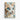 Whimsical Gaze of a Paper Mosaic Cat Canvas Wrap / 20 x 30