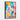 Geometric Dreams of a Colorful Poodle Framed Canvas (Black) / 20 x 30