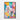 Geometric Dreams of a Colorful Poodle Framed Canvas (Black) / 32 x 48