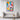 Geometric Dreams of a Colorful Poodle Framed Canvas (Black) / 32 x 48